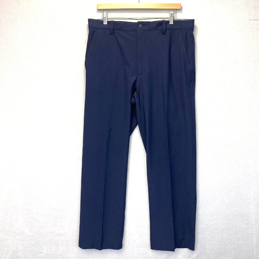 FootJoy Performance Athleisure Pants Mens 34x32 Navy Blue Golf Stretch Preppy